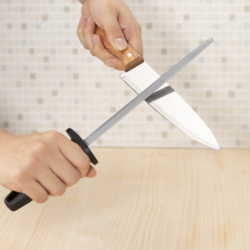 Tramontina Ultracorte 8-inch Knife Sharpener, Dishwasher Safe, Made In Brazil, 24641/108 TRAMONTINA