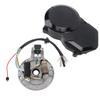 2 Coil Ignition Magneto Stator Rugged Engine Stator Cover Kit Replacement for Lifan 50cc 70cc 110cc 125cc SSR Pit Bike