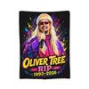 Oliver Tree Doodle Design Wool Blanket  Funny Throw Blankets for Home xcm Quilt