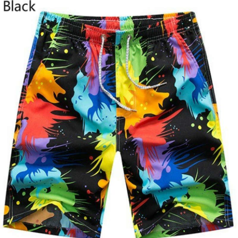 Summer Fashion Mens 3D Printed Beach Pants Male Loose Shorts Pants Beach Wear