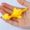 5Pcs/Set Chicken Launcher Toy High Elastic Stretch Sticky Soft TPR Stress Relief Safe Turkey Launcher Finger Toy Kids Gift