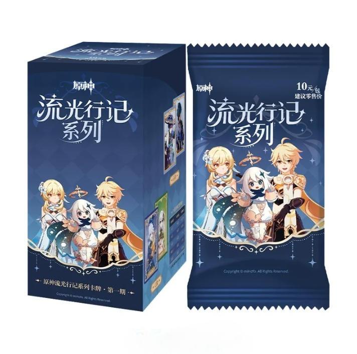 Genuine Genshin Impact Card Streams of Light Collection Genuine Trading Card Volume 1 Game Character Collection Card