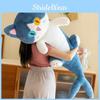 Cat Plush Shark Pillow Toy Soft Filled Doll Stuffed Animal Cozy Home Decor Gift