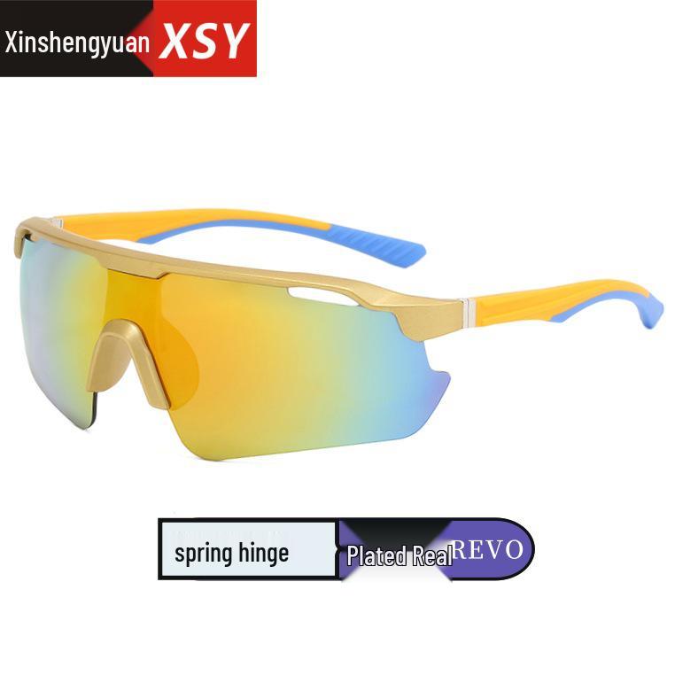 Unisex Windproof Cycling Sunglasses - Colorful European & American Outdoor Sports Shades