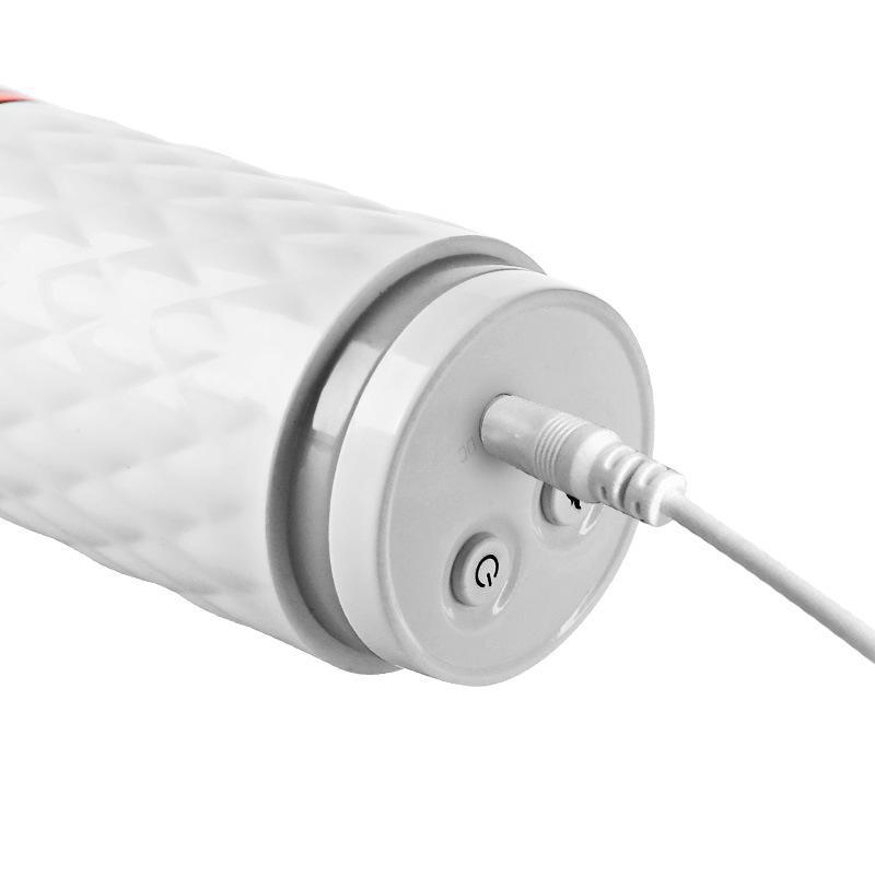 Mi Ji Yue Lang Automatic Heating Simulation Penis for Female Pleasure, Retractable Function, 48/box