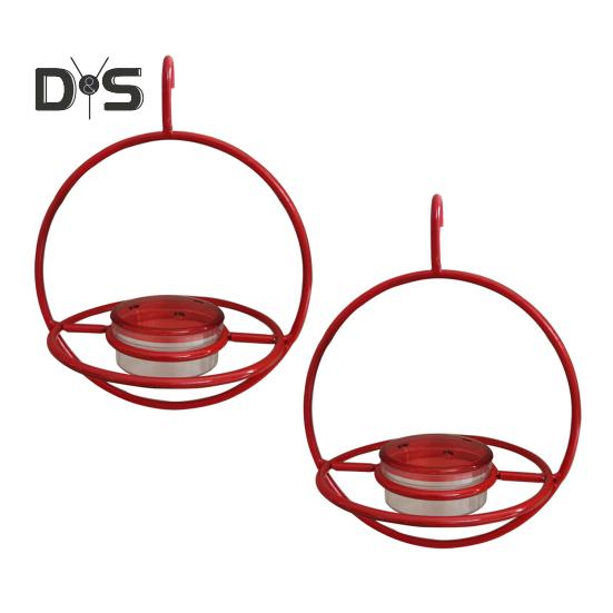 

Круглая подвесная кормушка для колибри, металлическое кольцо, кормушка для птиц, защита от муравьев и пчел, нектар для колибри, станция для подачи воды на открытом воздухе, крыльцо 2pcs красный