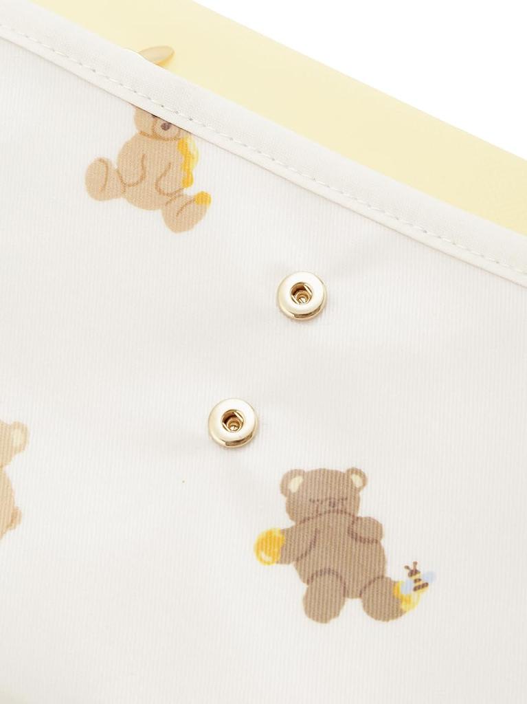 Gelato Pique Honey Bear Print Mother and Child Health Handbook OWHT Case, Small, PWGG254695, Women's,