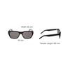 Saint Laurent Square Sunglasses Black Men Eyewear SL-598-001