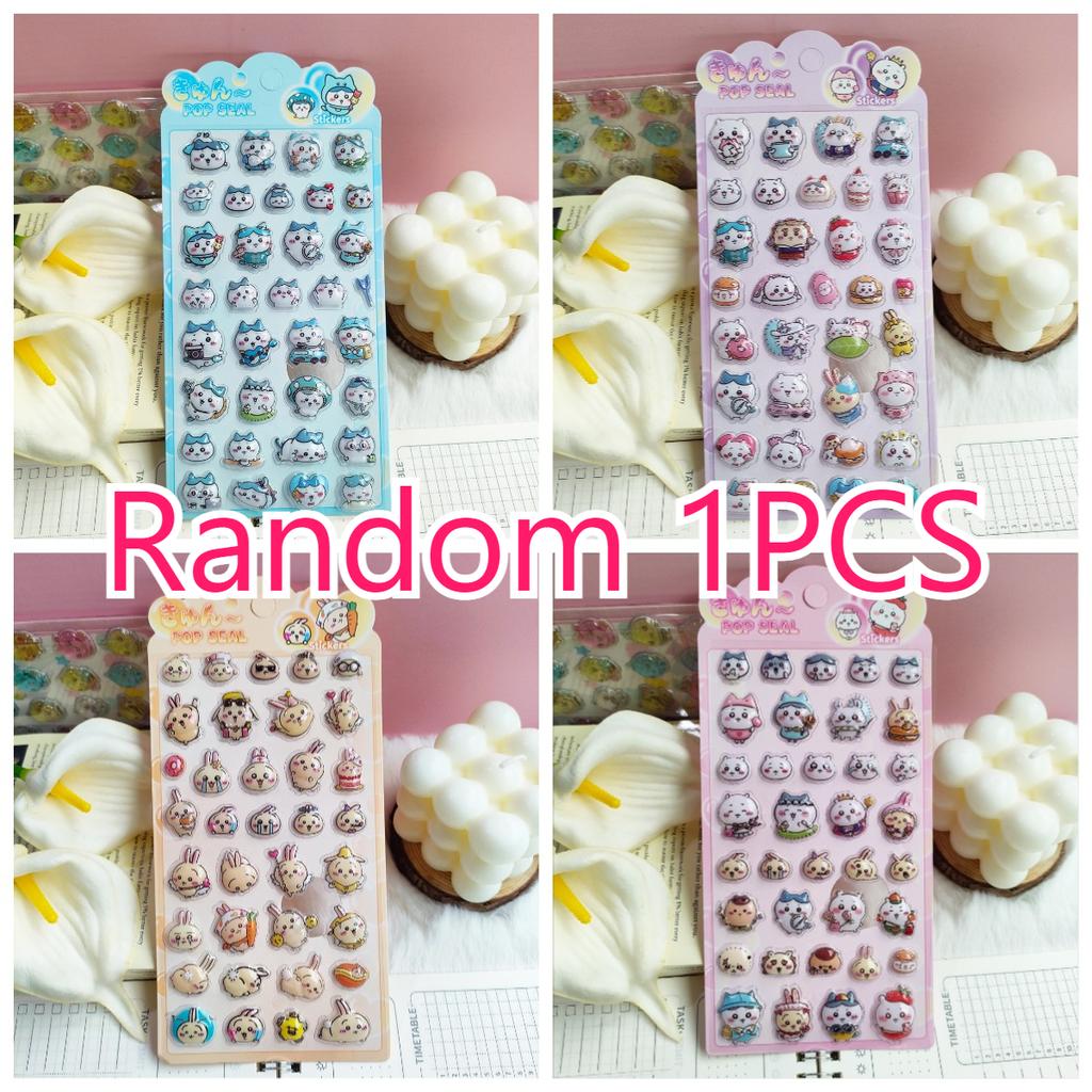 Süße Cartoon Anime 3D Sticker - Heißer Relief Hohl-Aufkleber, Wasserdicht für Kinder Laptop-Dekoration & Anime-Fans Kawaii Geschenke