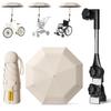 Bicycle Umbrella Holder for Umbrella Bicycle Parasol Holds 8 Adjustable Easy To Set Umbrella Stand for Pet UV Heatstroke Suitable for Rain or Outdoor