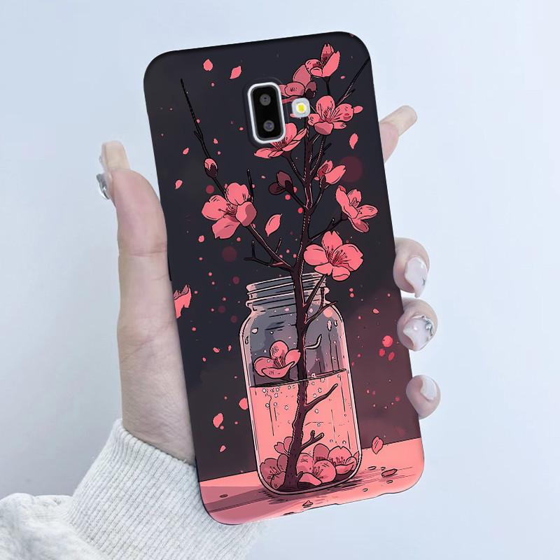 Cute Astronaut Panda Cartoon Case For Samsung Galaxy J6 2018 J6 Plus J600F/DS J610F/DS J600FN J610FN Silicone Bumper Soft Cover