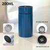 200ml Mini Thermos Cup Double Layer Vacuum Insulation 12 Hours Heat Preservation Portable 304 Stainless Steel Metal Cup Outdoor