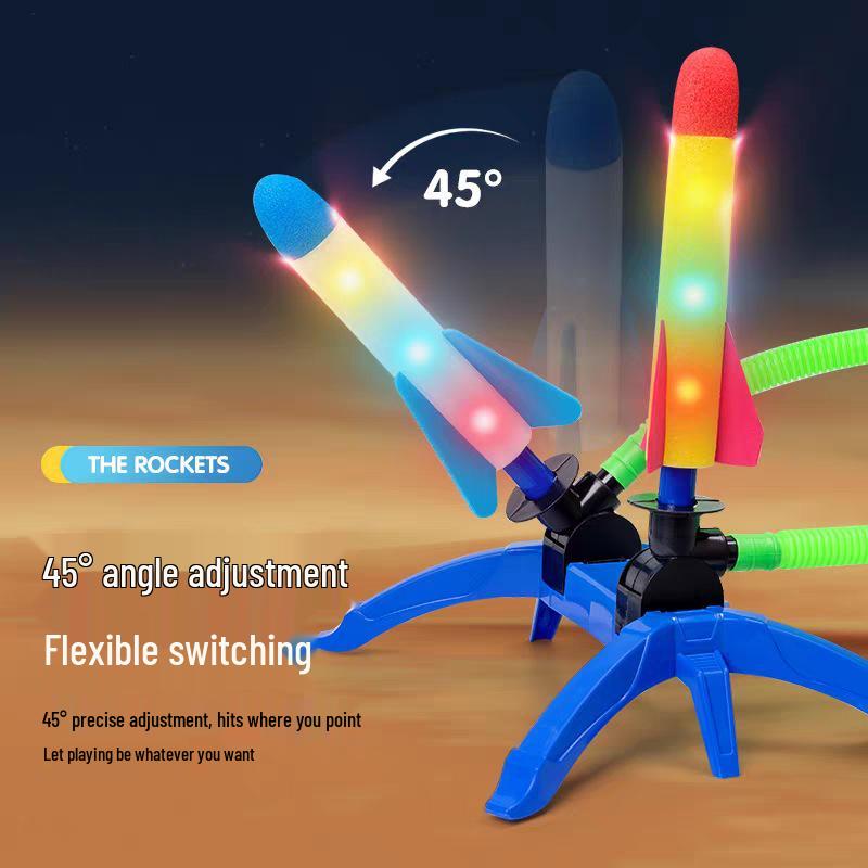 Children's Light-Up Skyrocket Launcher Toy for Boys and Girls