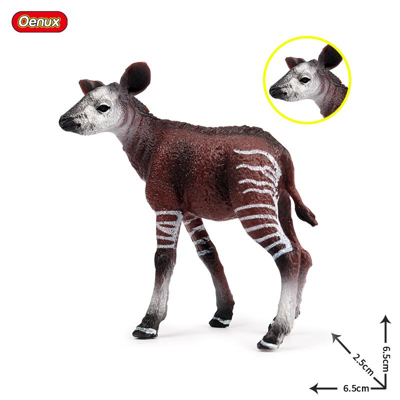 Oenux  Wild Animals Forest Orangutan Pigeon Hedgehog Aardvark Capybara Action Figure Model Figurines Pvc Collection Kids Toy