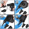 2-in-1 Electric Pump for Ball Mattresses, 3 Nozzles, 55W