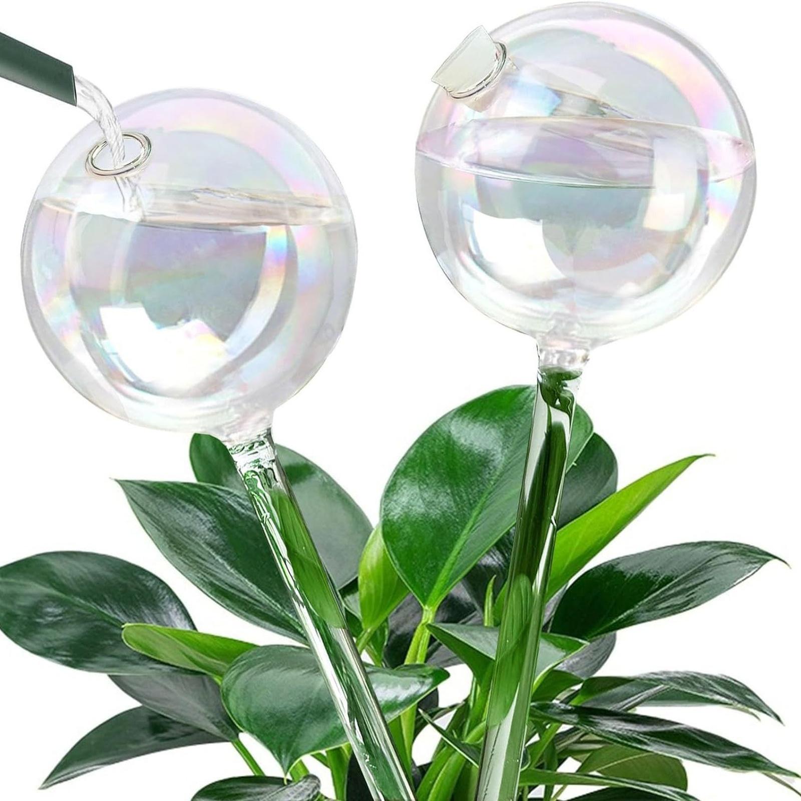 

Glass Plant Watering Globes - Automatic Irrigation Balls for Indoor/Outdoor Pots 1 белый