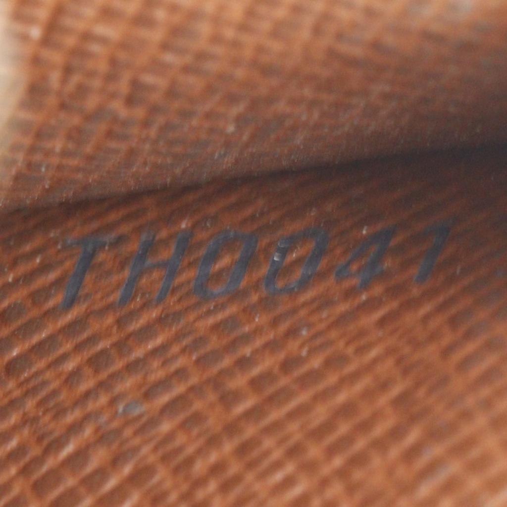 LOUIS VUITTON Pochette Porto Monnet Credit Purse M61725 Brown Monogram canvas Women Used