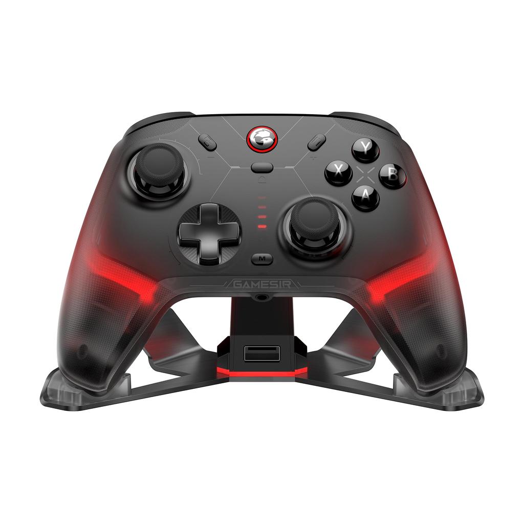 GameSir Controller Cyclone 2 Piese cu Buclă TMR Rată de Interogare 1000Hz Micro Switch cu Efect Hall Giroscop Comutator 2 Moduri Sleep Wake Pro RGB Mapabil Încărcare Spate 2 Jocuri