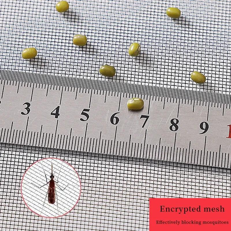 Mosquito Proof Gauze Net, Mosquito Net, Tulle, Insect-proof Curtain, Window Screen, self-adhesive,Summer, Doors, Custom Sizes