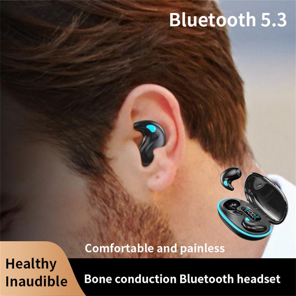 Nowe bezprzewodowe słuchawki X55 Invisible Sleep True Mini Bluetooth 5.3 Ukryte słuchawki Słuchawki douszne z mikrofonem Redukcja szumów basowych Zestawy słuchawkowe stereo HiFi