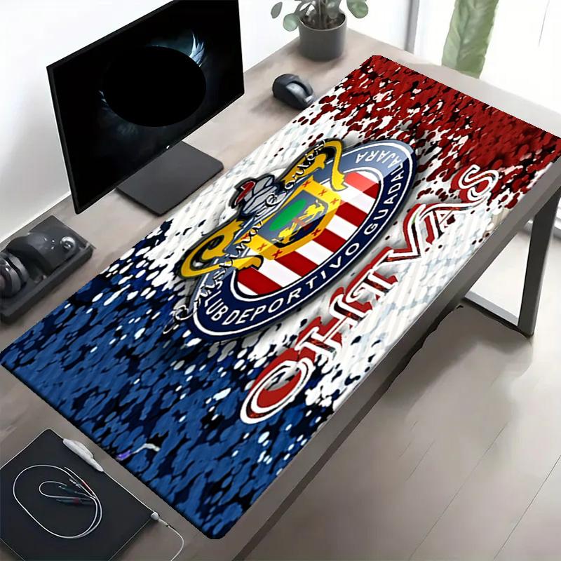 Club Deportivo Guadalajara Print Mouse Pad, Anti‑Slip Desktop Keyboard Mat, for PC Laptop Gaming Working Daily Use, Cool Festival Surprise Gift