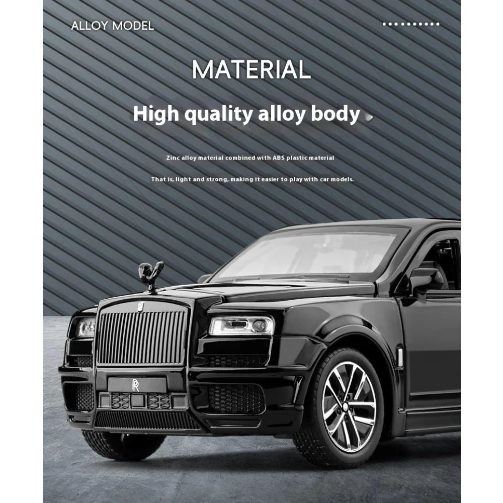 1/32 Scale Cullinan Alloy Car Model With Lights and Sounds, Premium Toy for Kids, Collector's Edition