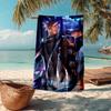 Custom Name Ultra-Soft Beach Towel with League of Legends Theme,Ideal for Pool - Camping, Diving - Perfect Travel Essential, Vibrant Beach Towel.