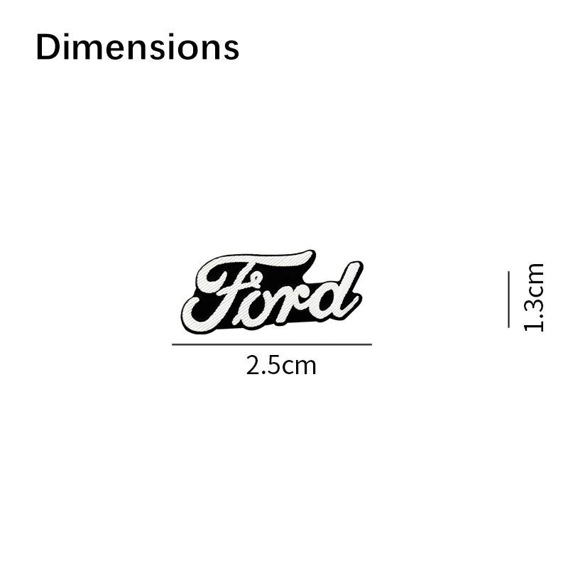 BBBS7 For Ford Ranger Focus Kuga Mustang MAX Transit Mondeo 3D Aluminum Car Audio Decorate Stickers Emblem Stickers Decal Accessories