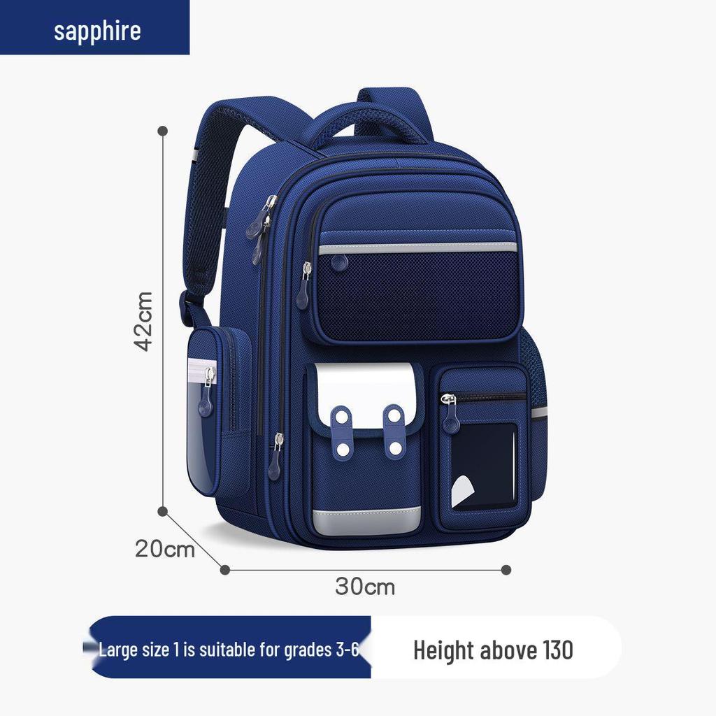 Large Capacity Naruto Backpack for Boys & Girls, Grade 6 - Lightweight, Spine-Friendly