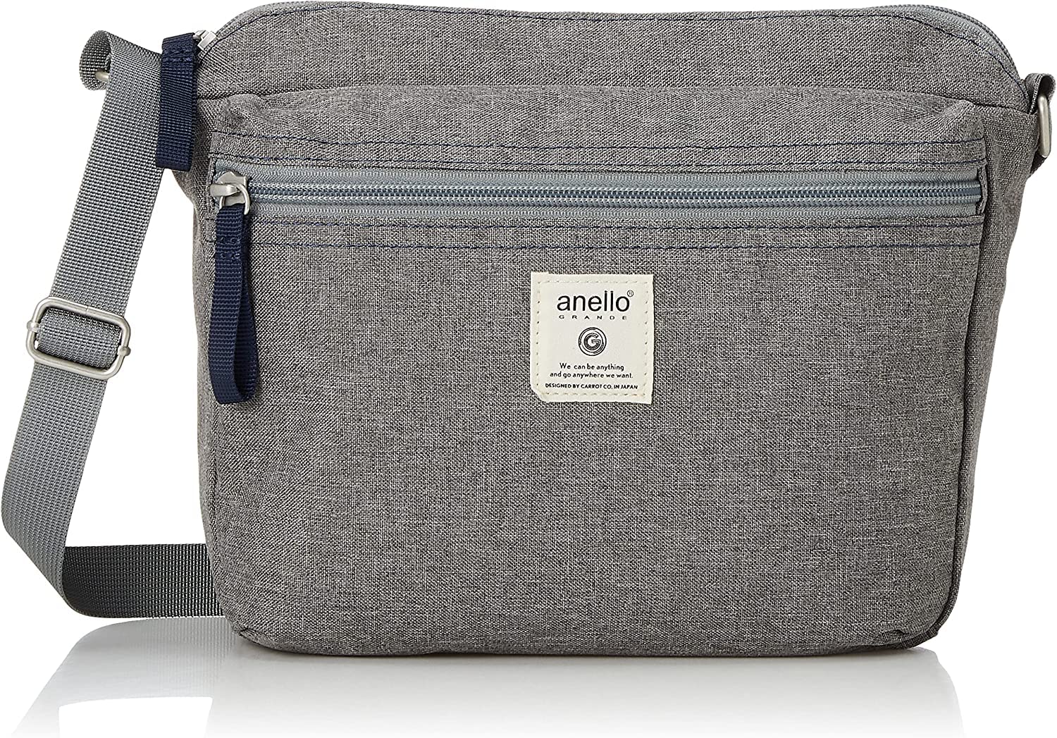 

Anello Grande CRAFT GTM0302Z Shoulder Bag, A5 Size, Water-Repellent, Multi-Storage, Light Gray