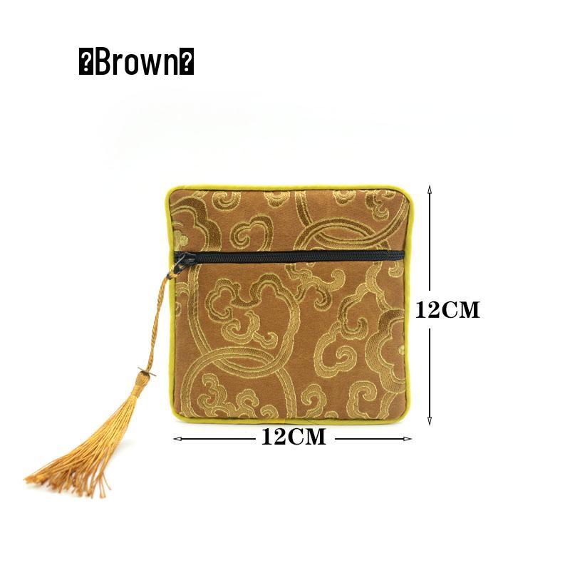Custom Brocade Jewelry & Lucky Bag - Embroidered Cultural, Bead & Bracelet Bag