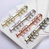 Folder Clip Metal Binding Hoops Loose-leaf Ring File Folder Refillable Spiral Rings Binder Clip