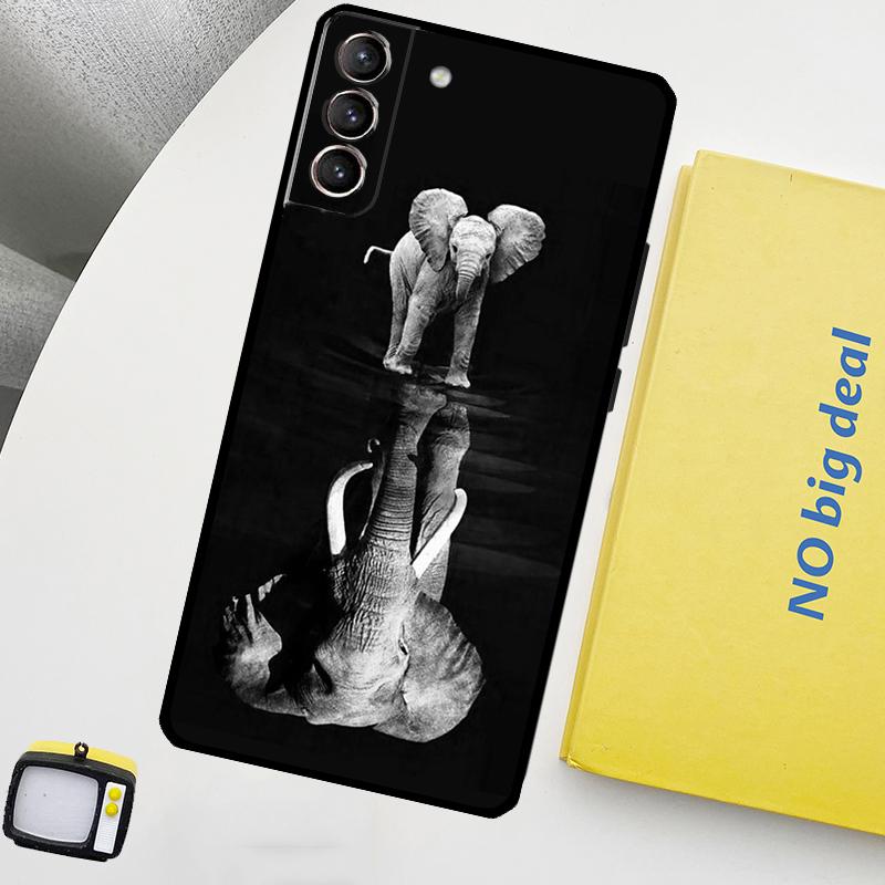 Elephant Baby Nature Cover For Samsung Galaxy S22 S23 Ultra Note 20 10 Plus S9 S10 S20 S21 S23 FE Phone Case