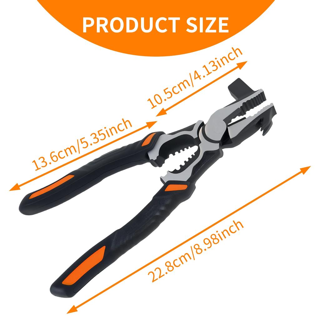 Multi functional wire breaking pliers Ergonomic handle anti slip practical Efficient Cutting for Aluminum