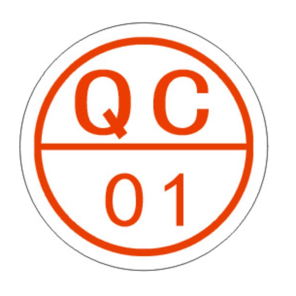 Engraved QA QC Inspect Stamp Self-Inking Quality Inspection Stamp Quality PASS Stamp  Office Supply