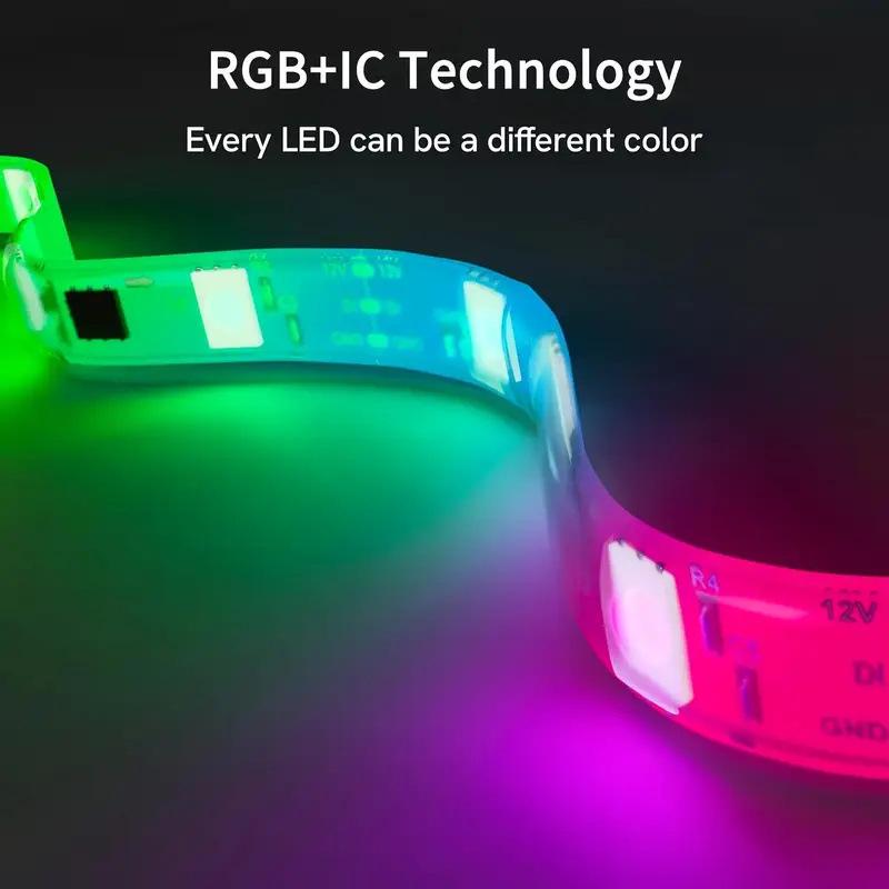 Smarter LED-Streifen mit On-Screen-Kamera für mehrfarbige TV-Bildschirmspiegelung