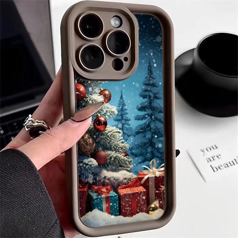 Sky Eye Ladder Soft Case for infinix Note 30 Hot 50 40 Smart 8 9 OnePlus Google All infinix models Phone Cases Cover NY28 Christmas tree Santa Claus