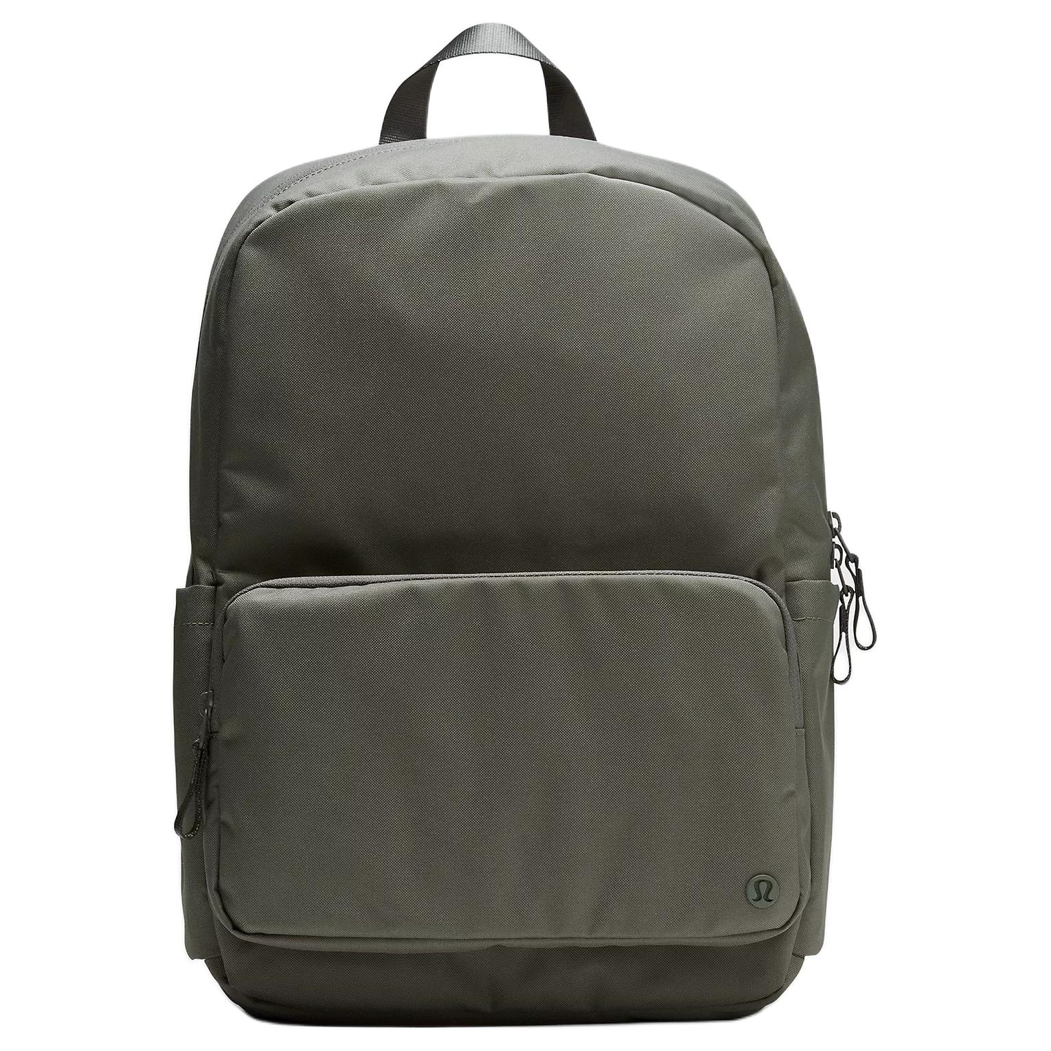 Lululemon Everywhere 22L Solid Color Casual Zipper Backpack Unisex Backpack Sage-Gray LU9BRWS-036763 Sage Gray