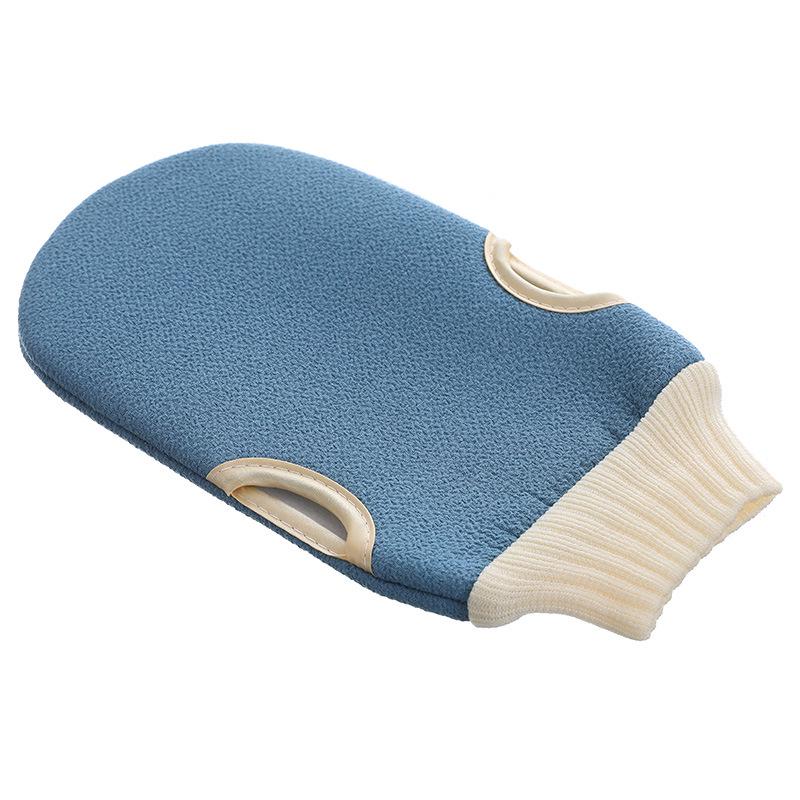 

Новий Душ Спа Відлущувач Двосторонні Ванні Рукавички Рукавиці Скраб для Очищення Тіла Мочалка Скруббер для Тіла Масажний Рушник Рукавички синій