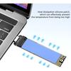 M.2 NVME SSD to USB 3.1 Adapter PCI-E to USB-A 3.0 Internal Converter Card 10Gbps USB3.1 Gen 2 for Samsung 970 960/For Intel NEW