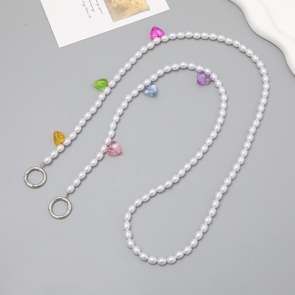 Sling Crossbody Chain Beaded Pearl Strap Doll Chain Fashion Mobile Phone Lanyard
