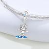 Copper Cartoon Character Boy Beads Original Pendants Bracelet Charm Jewelry Party Diy Trendy Gifts