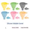 Collapsible Food-Grade Silicone Funnel for Oil & Wine with Wide Mouth for Kitchen Use