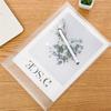 1Pcs Transparent Document Files Folders Envelope Popper Wallets  for School Office Home
