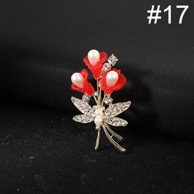 

Броши в виде ракушек и жемчужных цветов для женщин, элегантная хрустальная брошь, булавка, свадебные украшения, высокое качество, корсаж, ювелирные аксессуары