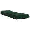 Folding Sofa Bed Dark Green 200 x 70 x 15 cm Velvet