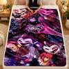 Flannel BlanketHelluva Boss Warm Soft Throw Blanket for Indoor Sofa Bed Living Room Use