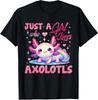 Søt Axolotl Bare En Jente Som Elsker Axolotler Jentete Skjorte Menn Kvinner T-skjorter Topp