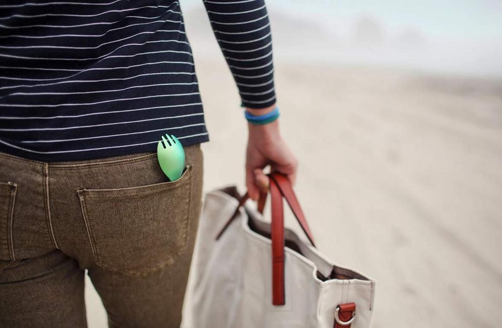 Snow Peak Titanium Spork, Blue, SCT-004BL (x 3)