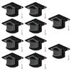 1/5/10/30Pcs Graduation Celebration Candy Holders With Plastic Dome And Yellow Tassels For Classroom Activities